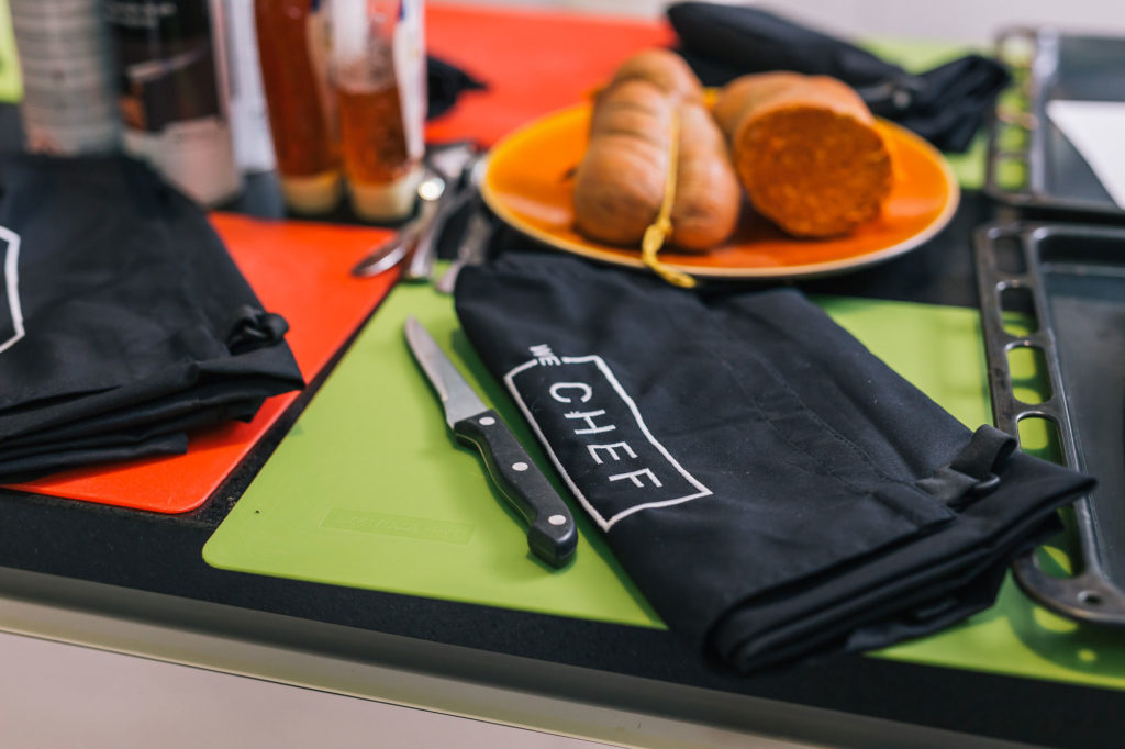 Custom logo aprons