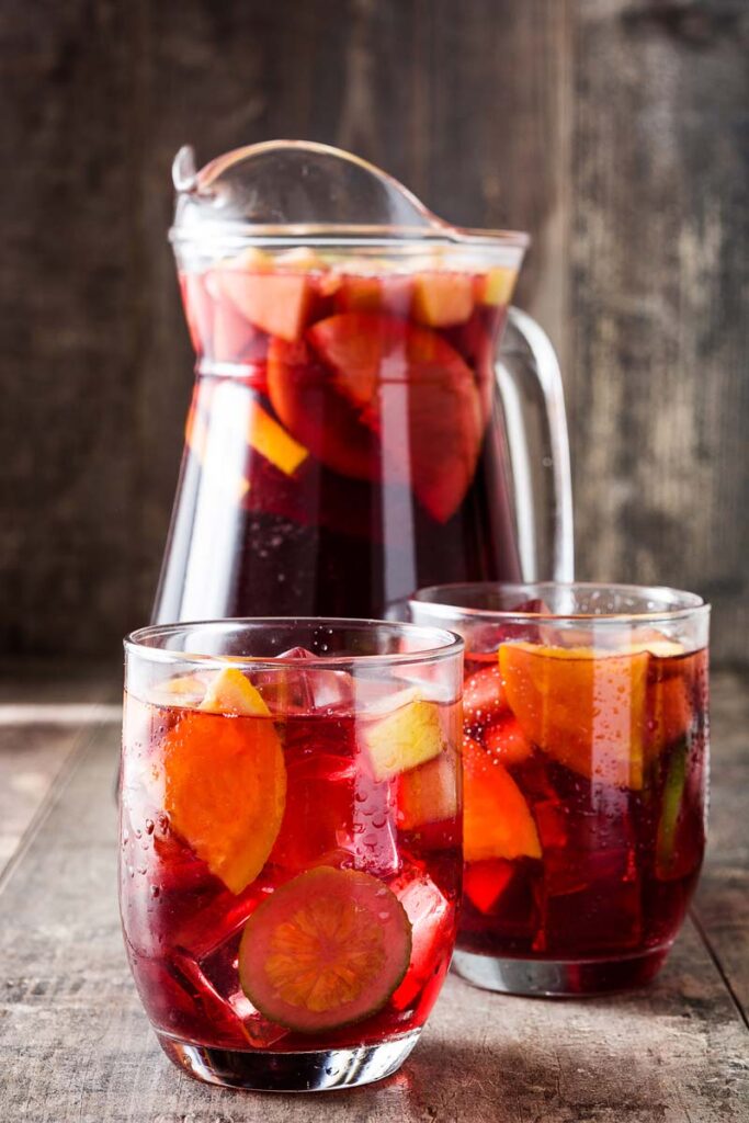 Cold sangria is a great option for a team building activity