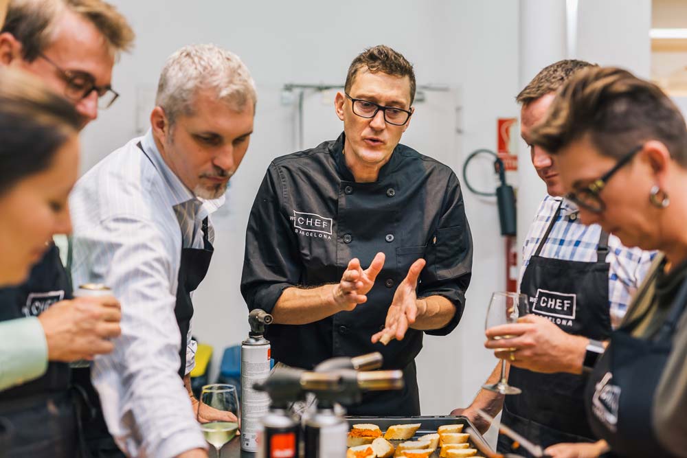 Tapas competition Barcelona team challenge