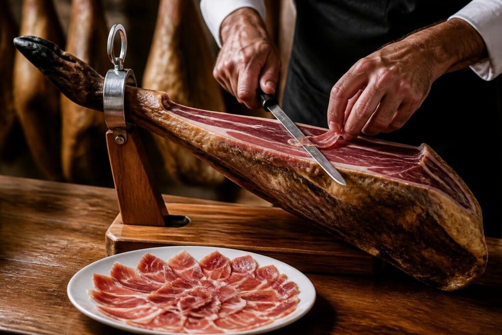 Professional jamón slicer